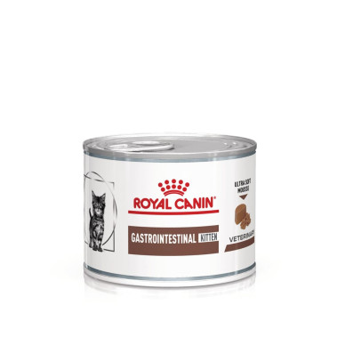Royal Canin Gastrointestinal Kitten Mousse – Hrană Umedă Dietetică pentru Pisoi cu Probleme Digestive, 195 g